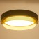 Luer with PDU "REGO" LED 120W 3000-6000K Black-gold 50x50x10 cm Bayerlux