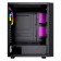 The GMNG GG-CC120 case is black without ATX 5x120mm 5x140mm 2xusb2.0 1xusb3.0 Audio Bott PSU