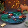 Glass stand for the cake rotating Daulay "Winter still life", D = 32 cm