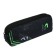 Penal soft, 2 compartments, voluminous, 90 x 220 x 40 mm, Stavia "Super Car" Black/Green 86207