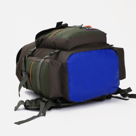 Tourist backpack, TAIF, 65 l, screed department, 3 outer pockets, khaki color-4