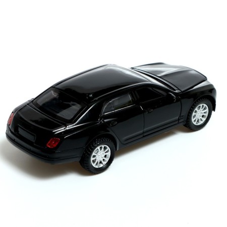 Metal machine Limo, 1:32, inertia, light and sound, black color-2