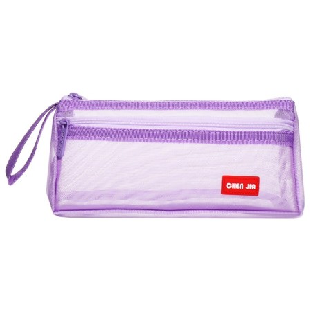 School Penal on the zipper Calligrata "Pack", 2 departments, lilac-1