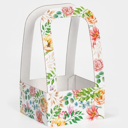Box-Obel for flowers "The most beautiful", 12 × 12 × 22 cm-3