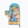 Mittens-Poskvka "New Year's toys" 20x28 cm, 35% hl, 65% PE, Vatin 250 g/m2