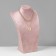 Bust for jewelry, 34 × 20.5 × 12 cm, h = 34cm, pink color