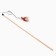 Domesticon "Dwarf" on a wooden stick for cats, red,