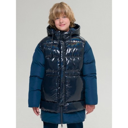 Jacket for boys, height 140 cm, indigo color-1