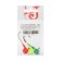 Lucky John Ball jig-heads, 10 g, mix color, BN color, 3 pcs.