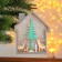 New Year's decor with backlight "House" 2aa, 2x15x18.3 cm
