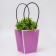 Bag for flowers lilac-resistant, 17x17-11.5x11.5-20 cm 9