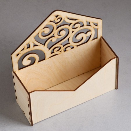 Kashpo wooden 18 × 6 × 20 cm envelope Radada "Blood", natural give beautifully-2
