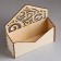 Kashpo wooden 18 × 6 × 20 cm envelope Radada "Blood", natural give beautifully