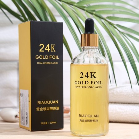 Cosmetic serum for the face with biozolot and hyaluronic acid, 100 ml-8