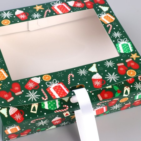 New Year's folding box "New Year" 20 x18 x 5 cm, New Year-2