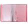 Folder with 40 A4, 500 microns, Calligrata, pocket on the spine, red