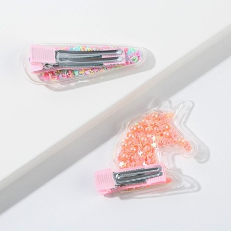 Hair hairpins Shine Bright, 2 pcs. (shaker)-2