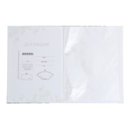Folder for the birth certificate "Welcome Baby", 23.5 x 31.5 cm.-3