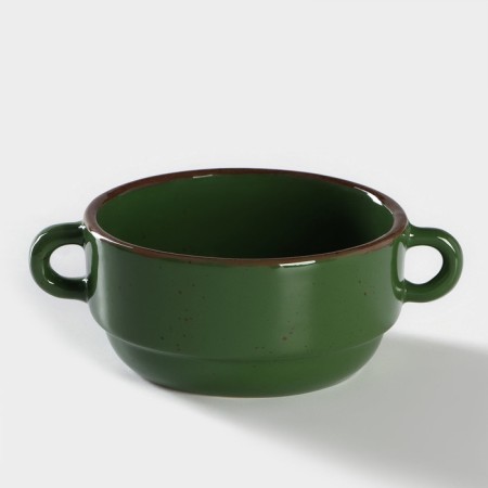 Punto Verde broth, 300 ml, d = 11.5 cm, green color