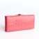 Women's wallet on magnet, pink color