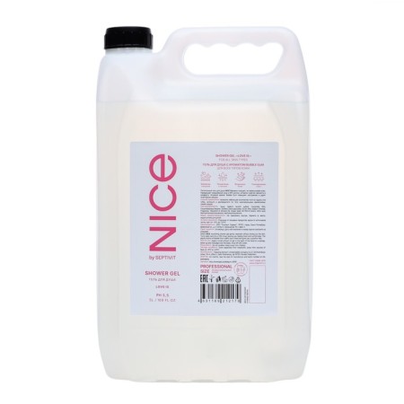 Shower gel Nice by Septivit Love IS, 5 liters