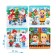 Puzzles 4 in 1 New Year's Joy, 9, 16, 25, 36 elements