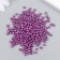 Glass beads 6/0 "eggplant" metallic 450 g