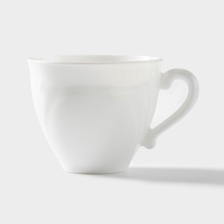 Tea service Luminarc Cadix, 220 ml, 6 people, glass ceramics, white-5