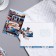 Postcard "Happy anniversary! 60" embossing, congregre, brown tone, 19x29 cm