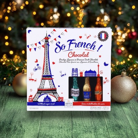 New Year. Figure chocolate Liqueurs so french!, With alcohol filling, 13 g