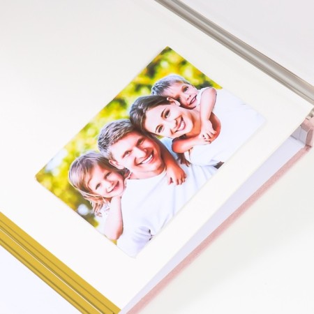 Photo album magnetic 20 sheets "Baby" Textile mix in a box 30x27x3.8 cm-4