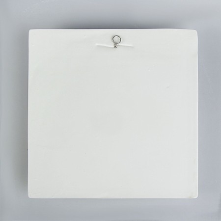 Gypsum figure ornament: maple leaf, 27 x 27 x 6 cm-2