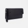 Women's wallet with a zipper, with a pen, black color