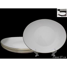 Set of plates Lenardi, length 27 cm, 6 pcs