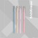 Ballic Handle Erichkrause Slim Stick "Tiramisu", needle node 0.7 mm, blue, subtle design Soft Touch, mix