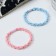Hair elastic band "Mahrushka Elite" weaving chain color, 5 cm, mix