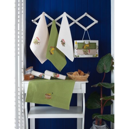 A set of wuffed napkins Diva Afrodita Ceylin "Oliva", size 45x65 cm, 2 pcs-1