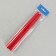 A set of antique candles, 2.2x 25 cm, lacquered 2 pieces, red
