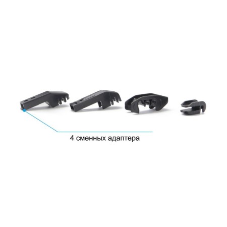 Brush wiper brush "B", 14 "/ 360 mm, frameless, 5 adapters-2