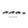 Brush wiper brush "B", 14 "/ 360 mm, frameless, 5 adapters