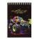 Notepad A6, 60 sheets in a cage, on the crest, Bright Cars, cover coated cardboard, block 60g/m2, mix
