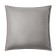 Decorative pillowcase "Ethel" to the leatherette 45x45 cm, gray