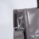 Luggage bag, external pocket, long belt, gray color