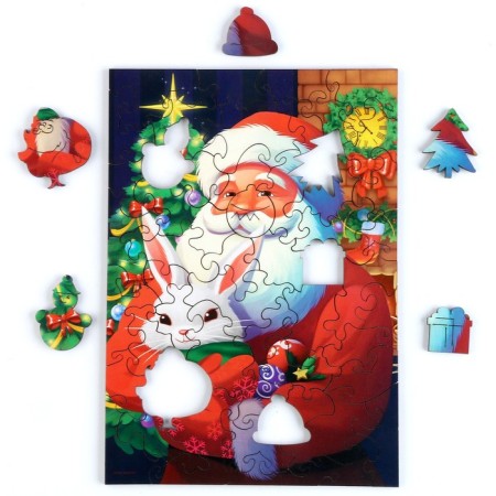 New Year's figured puzzle “New Year! Favorite wizard "-2