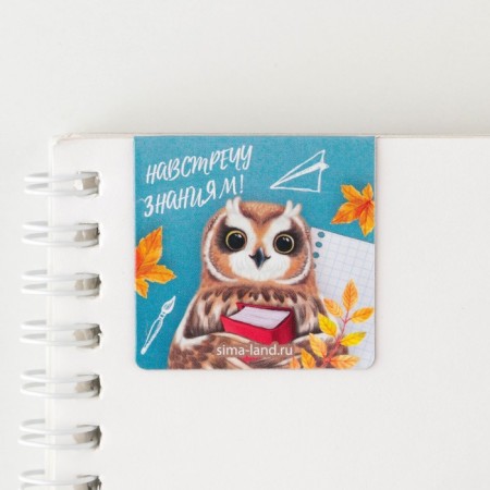 Magnetic bookmark in the postcard "Towards Knowledge"-4