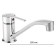 VIDIMA kitchen mixer "Logik", cast surplus 180 mm, chrome