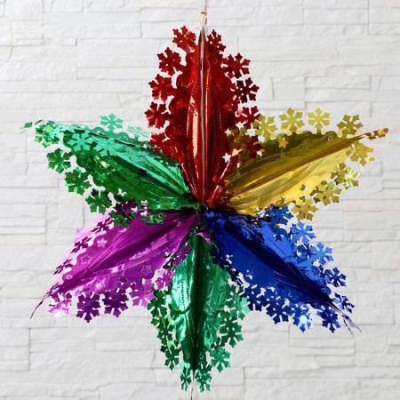 Foil ball "Little Snowflakes" 52x52 cm