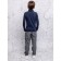 Turtleneck for a boy, height 134 cm, blue color