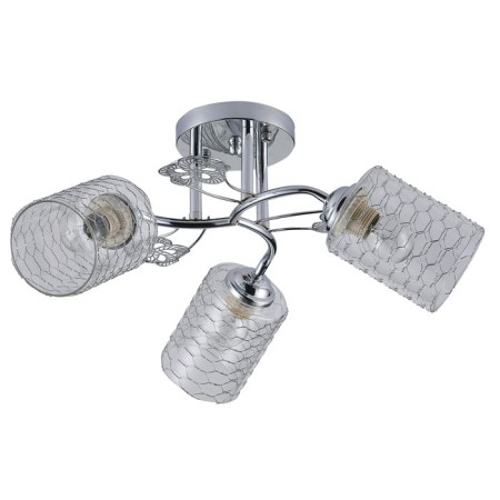 Ceiling light ESCADA, 1113/3PL. 3x40W, E27, 480x480x220 mm, chromium color-1