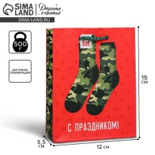 Gift Laminated Vertical Package, Packaging, “Defender!”, S 12 x 15 x 5.5 cm